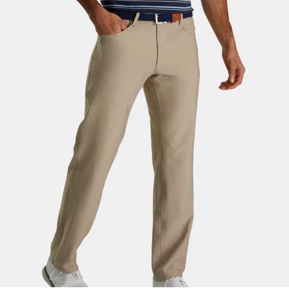 FootJoy Other - FootJoy Men's Golf Pants 34x32 Khaki Performance Stretch Athletic Fit